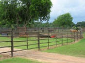 custom fencing by Brenham Iron Works