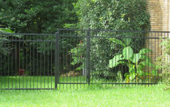 Custom fencing by Brenham Iron Works