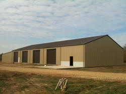 Metal buildings by Brenham Iron Works