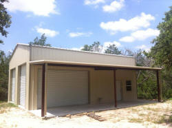 Metal buildings by Brenham Iron Works