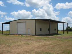 Metal buildings by Brenham Iron Works