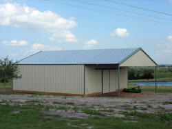 Metal buildings by Brenham Iron Works