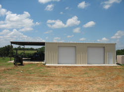 Metal buildings by Brenham Iron Works