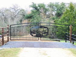 Double arch gate from Brenham Iron Works.