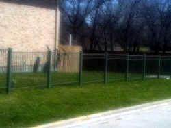 Custom fencing by Brenham Iron Works