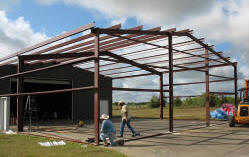 Metal buildings by Brenham Iron Works