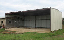 Metal buildings by Brenham Iron Works