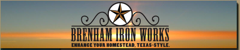 custom gates and fencing by Brenham Iron Works