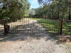 Single Arch Gates by Brenham Iron Works