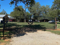 Single Arch Gates by Brenham Iron Works