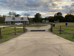 Single Arch Gates by Brenham Iron Works