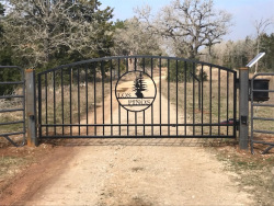 Single Arch Gates by Brenham Iron Works