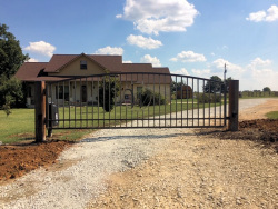 Single Arch Gates by Brenham Iron Works