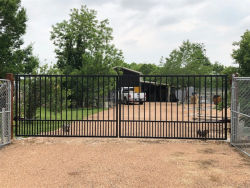 Straight Top Gates by Brenham Iron Works