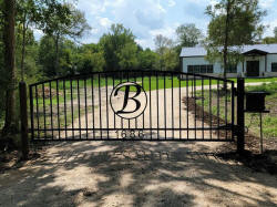 Single Arch Gates by Brenham Iron Works