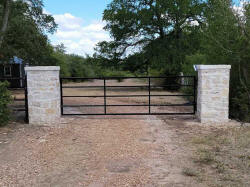 Straight Top Gates by Brenham Iron Works