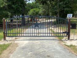 Single Arch Gates by Brenham Iron Works