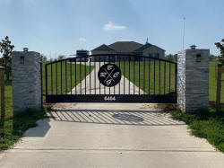 Single Arch Gates by Brenham Iron Works