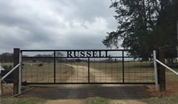 Straight Top Gates by Brenham Iron Works