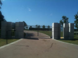 Straight Top Gates by Brenham Iron Works