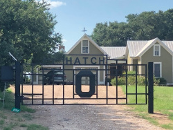 Straight Top Gates by Brenham Iron Works