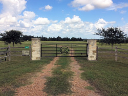 Straight Top Gates by Brenham Iron Works